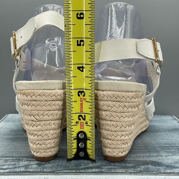 NEW Cole Haan Women’s Crystal Wedge Sandals White Size 9B - Picture 4 of 10